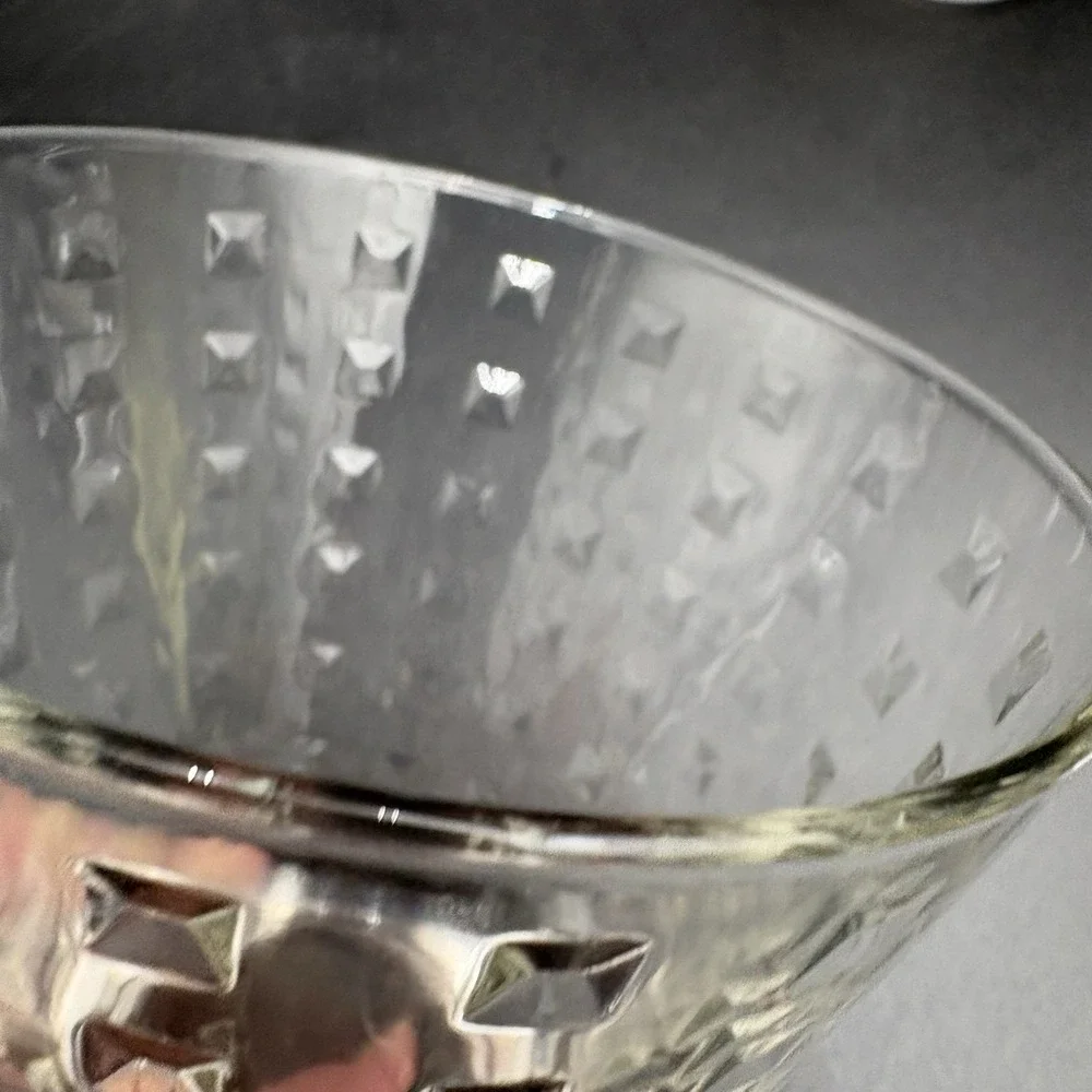 Rigolleau Noa Cuadrado‎ Optic Squares Tumbler Glass 12 Oz Clear 4 3/4